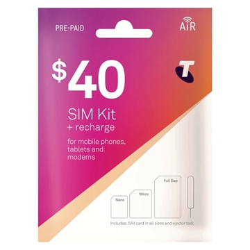 Telstra $40 Prepaid SIM kit