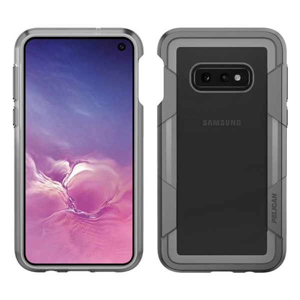 Pelican Voyager case for Samsung Galaxy S10e - Clear/Grey