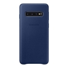 Samsung Galaxy S10 Leather Back Cover - Navy