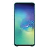 Samsung Galaxy S10 Leather Back Cover - Green