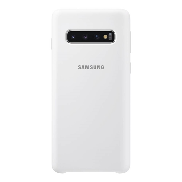 Samsung Galaxy S10 Silicone Cover - White