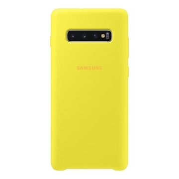Samsung Silicone Cover for Galaxy S10+ Plus - Yellow