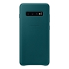 Samsung Leather Back Cover for Galaxy S10+ Plus - Green
