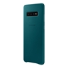 Samsung Leather Back Cover for Galaxy S10+ Plus - Green