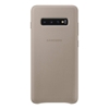 Samsung Leather Back Cover for Galaxy S10+ Plus - Grey