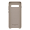 Samsung Leather Back Cover for Galaxy S10+ Plus - Grey