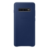 Samsung Leather Back Cover for Galaxy S10+ Plus - Navy