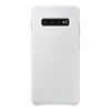 Samsung Leather Back Cover for Galaxy S10+ Plus - White