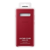 Samsung Leather Back Cover for Galaxy S10+ Plus - Red
