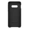 Samsung Galaxy S10e Leather Back Cover - Black