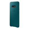 Samsung Galaxy S10e Leather Back Cover - Green