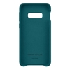 Samsung Galaxy S10e Leather Back Cover - Green