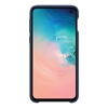 Samsung Galaxy S10e Leather Back Cover - Navy