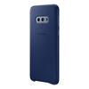 Samsung Galaxy S10e Leather Back Cover - Navy