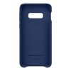Samsung Galaxy S10e Leather Back Cover - Navy