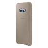 Samsung Galaxy S10e Leather Back Cover - Grey