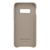 Samsung Galaxy S10e Leather Back Cover - Grey