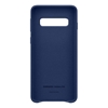 Samsung Galaxy S10 Leather Back Cover - Navy