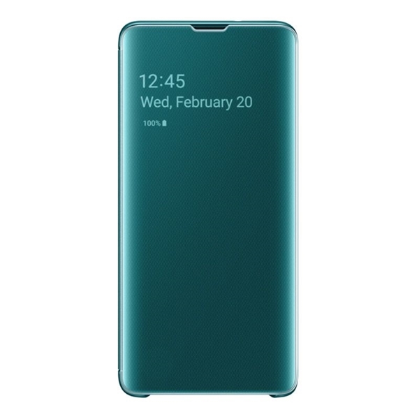 Samsung Galaxy S10 Clear View Cover - Green