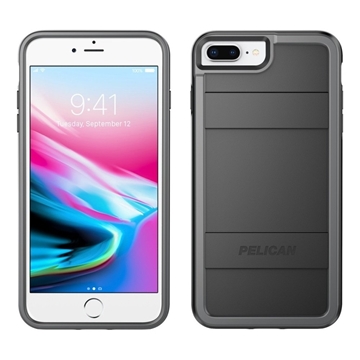 Pelican Protector iPhone 8+/7+/6s+/6+ Plus case - Black/Grey