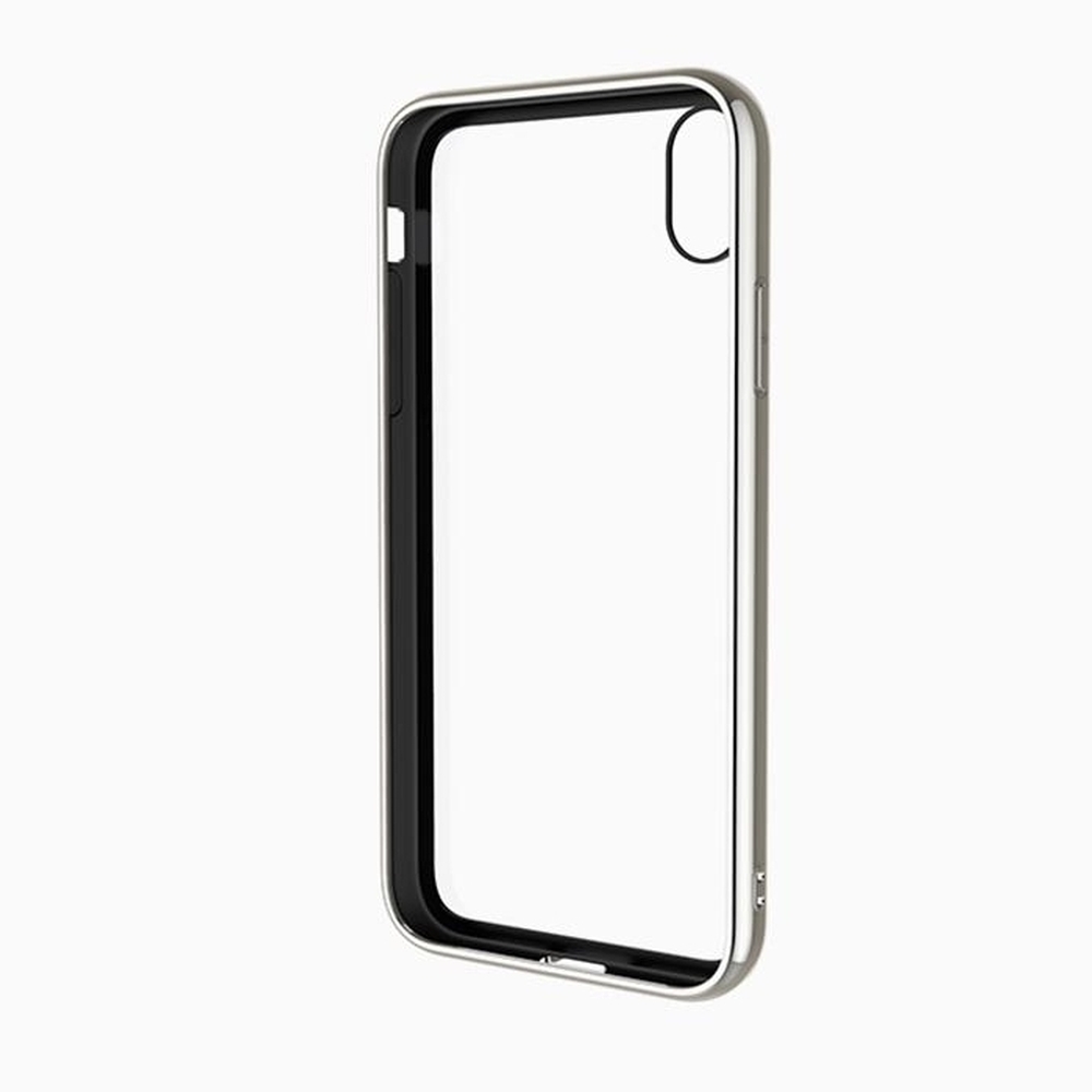 Ozone 9H Case for iPhone XS Max (Clear & White) AUDITECH