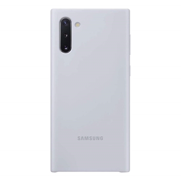Samsung Galaxy Note10 Silicone Cover - Silver