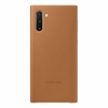 Samsung Galaxy Note10 Leather Back Cover - Brown