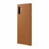 Samsung Leather Back Cover for Galaxy Note10+ Plus - Brown