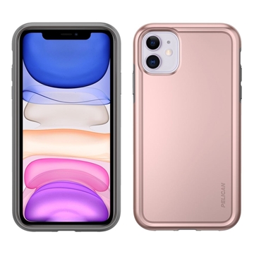 Pelican Adventurer iPhone 11 / XR case - Rose Gold/Grey