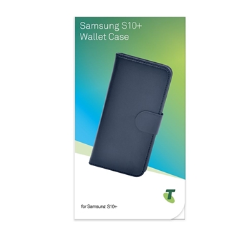 Telstra Wallet Case for Galaxy S10+ Plus- Black