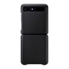 Samsung Galaxy Z Flip Leather Cover EF-VF700LBEGWW - Black