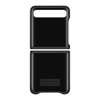 Samsung Galaxy Z Flip Leather Cover EF-VF700LBEGWW - Black