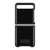 Samsung Galaxy Z Flip Leather Cover EF-VF700LBEGWW - Black