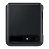 Samsung Galaxy Z Flip Leather Cover EF-VF700LBEGWW - Black