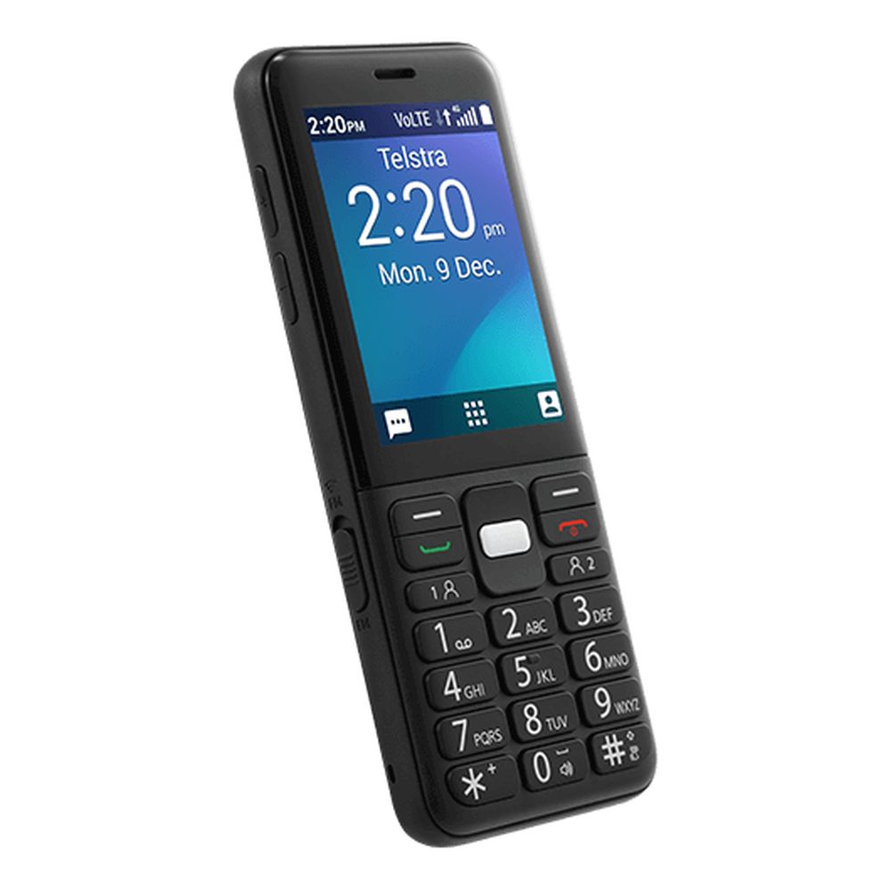 Telstra ZTE EasyCall 5 T503 4GX Mobile Phone (Black) AUDITECH
