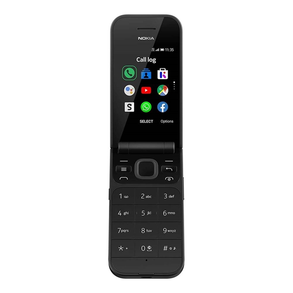 Nokia 2720 (4G/LTE, Flip Phone, Senior Phone) - Ocean Black