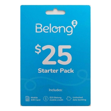 Belong $25 PrePaid SIM Starter Pack