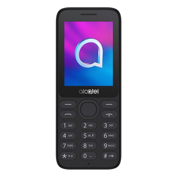 Alcatel 3080 (4G/LTE, Senior Phone, Keypad, 128MB/64MB) - Black