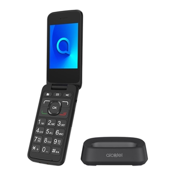 Alcatel 3026G Flip (3G, Senior Phone, 256MB/128MB) - Metallic Grey