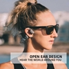 AfterShokz Aeropex Open-Ear Wireless Bone Conduction Headphones (Bluetooth, IP67 Rated) - Lunar Grey