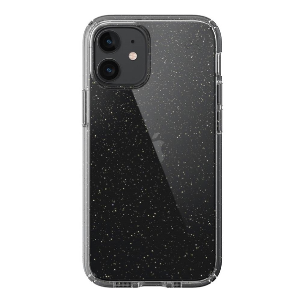 Speck Presidio Perfect-Clear case for iPhone 12 mini - Clear/Glitter