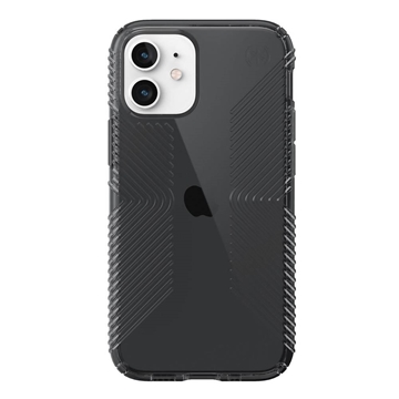 Speck Presidio Perfect-Clear with Grips case for iPhone 12 mini - Obsidian