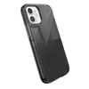 Speck Presidio Perfect-Clear with Grips case for iPhone 12 mini - Obsidian