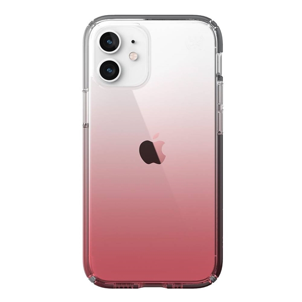 Speck Presidio Perfect-Clear Ombre case for iPhone 12 / 12 Pro - Pink