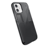 Speck Presidio Perfect-Clear with Grips case for iPhone 12 / 12 Pro - Obsidian