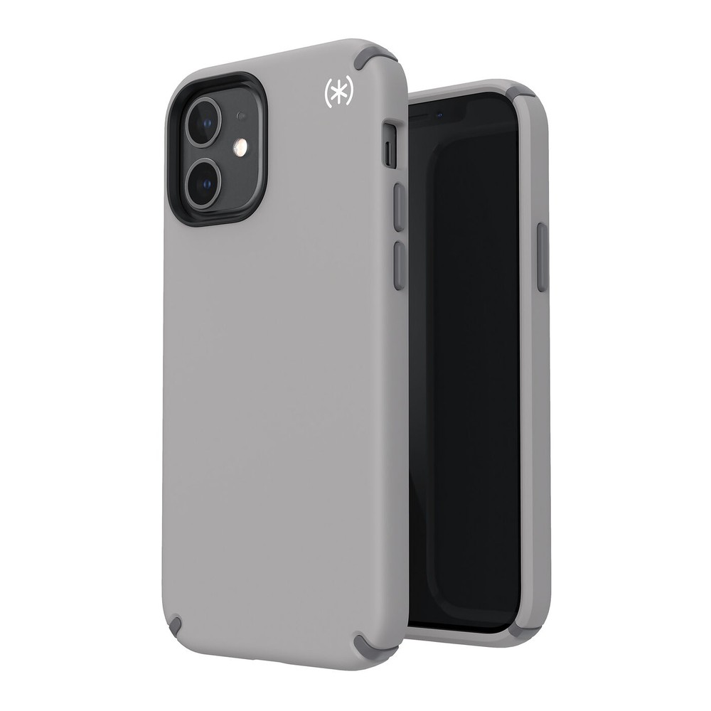 Speck Productos Funda Presidio2 PRO Para IPhone 12 Pro Max, Gris Catedral/gris Grafito/blanco