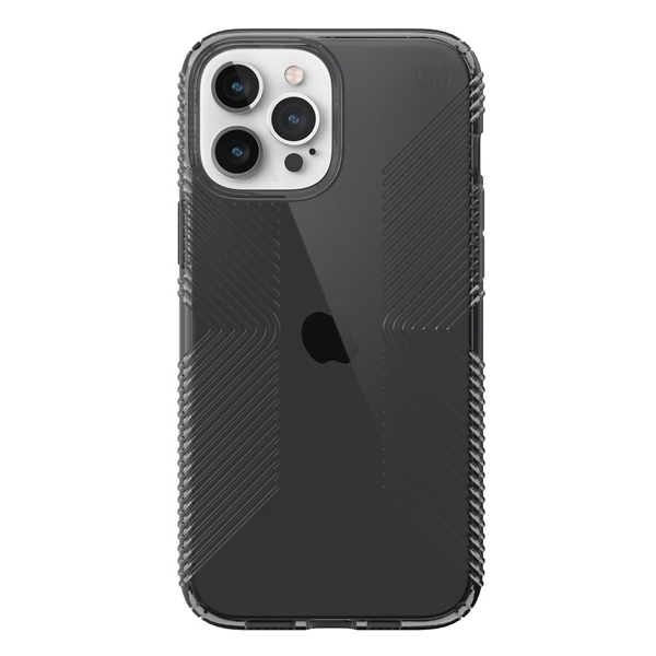 Speck Presidio Perfect-Clear with Grips case for iPhone 12 Pro Max - Obsidian