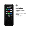Nokia 8000 4G (Dual SIM 4G/3G, Keypad, Senior Phone, 4G/512M) - Black