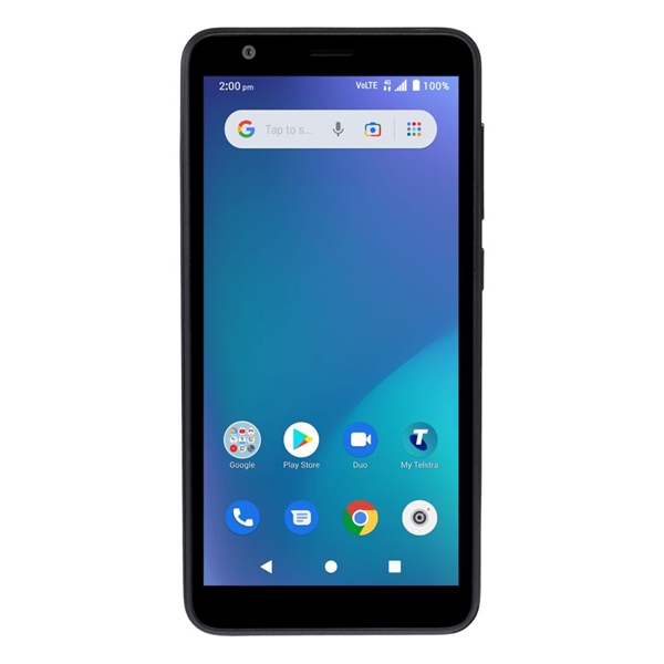 Telstra ZTE Essential Smart 2.1 (4GX, Blue Tick, 32GB/1GB) - Black