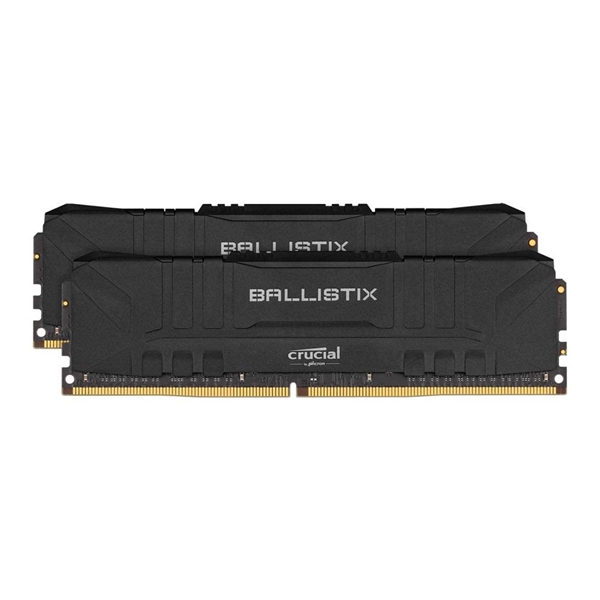 Crucial Ballistix 32GB (2 x 16GB) DDR4-3600 CL16 Memory Kit BL2K16G36C16U4B - Black